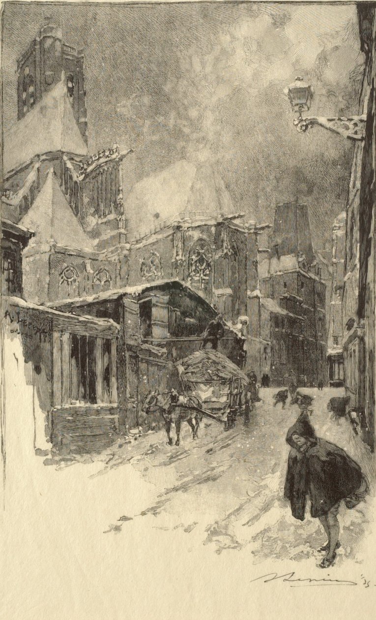 Rue des Barres af Auguste Louis Lepère