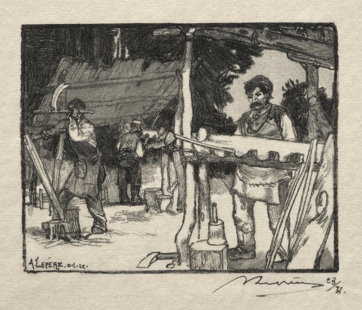 Lamelmageren af Auguste Louis Lepère
