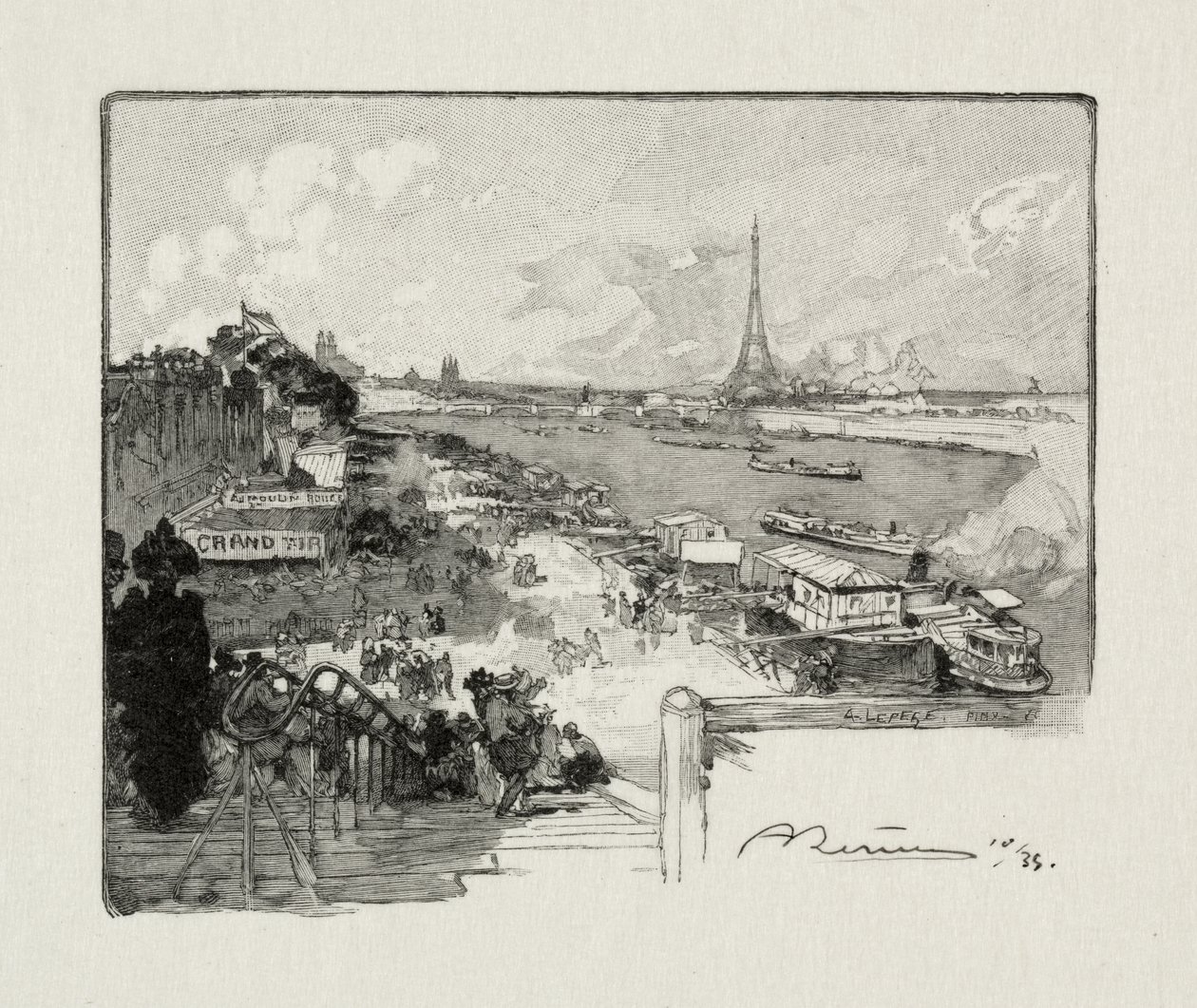 Dagligt punkt af Auguste Louis Lepère