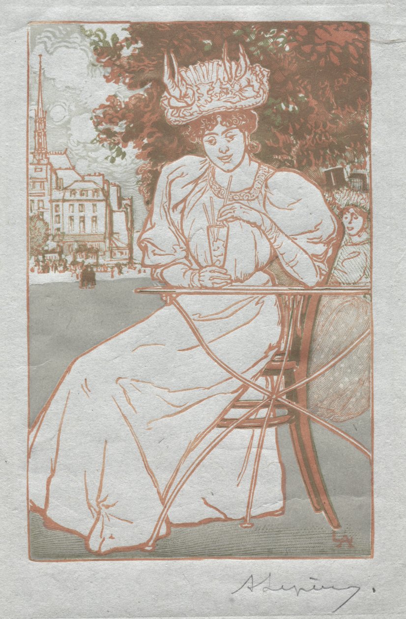 Paris Almanak, 1897: Sommer af Auguste Louis Lepère