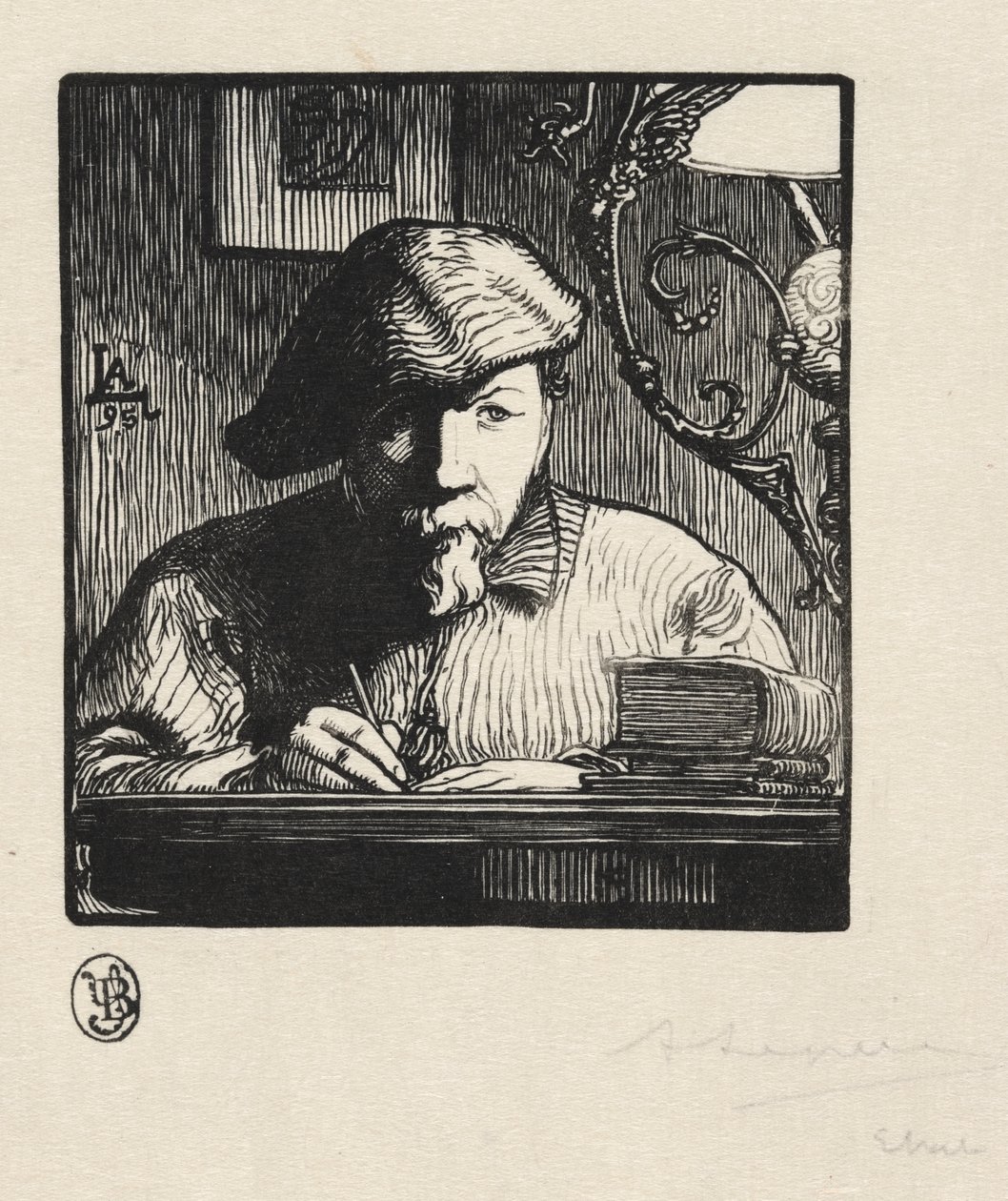 Selvportræt af Auguste Louis Lepère