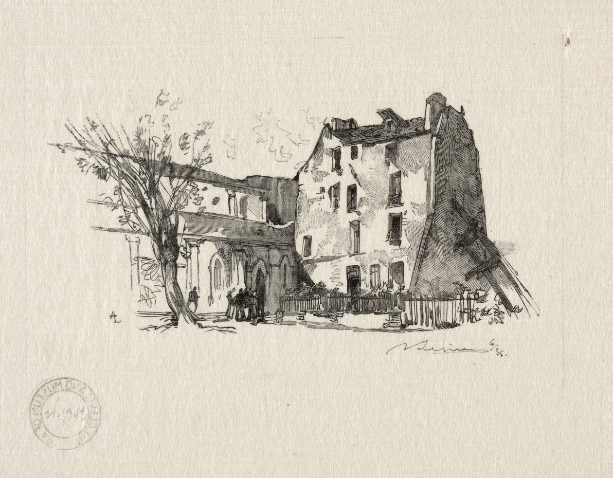 St. Julian den Fattige: Præsbyteriet af Auguste Louis Lepère