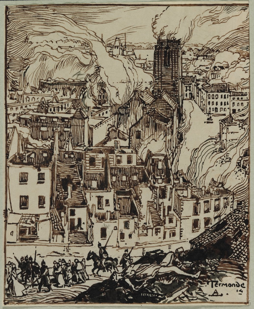 Termonde af Auguste Louis Lepère