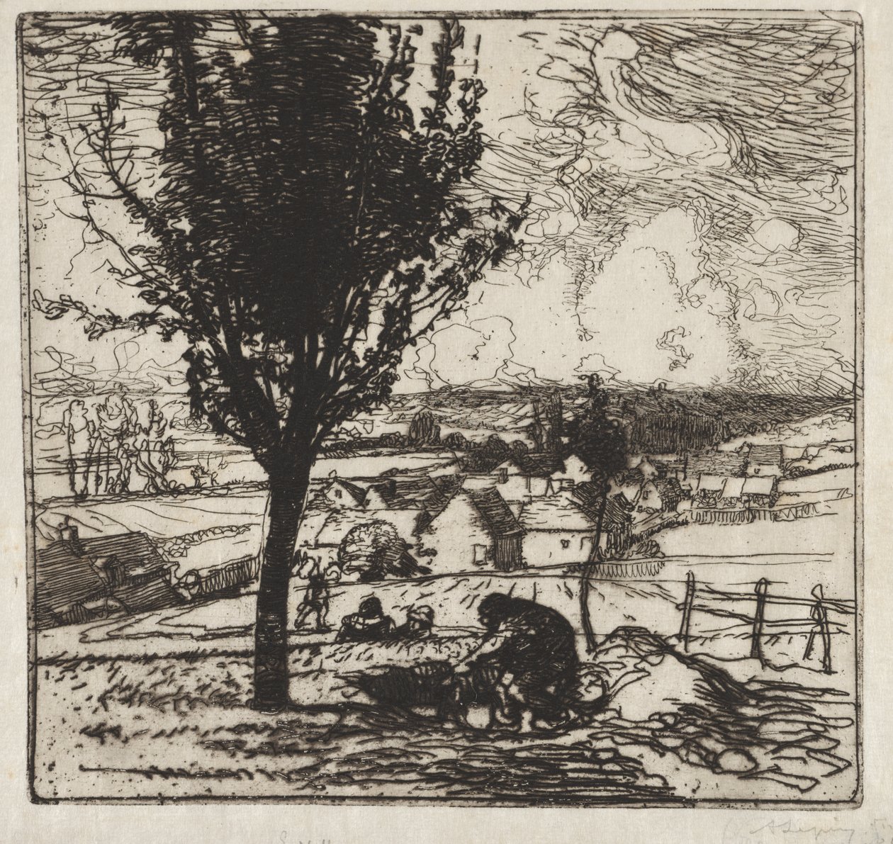 Ønsker fra Jouy-le-Moutier af Auguste Louis Lepère