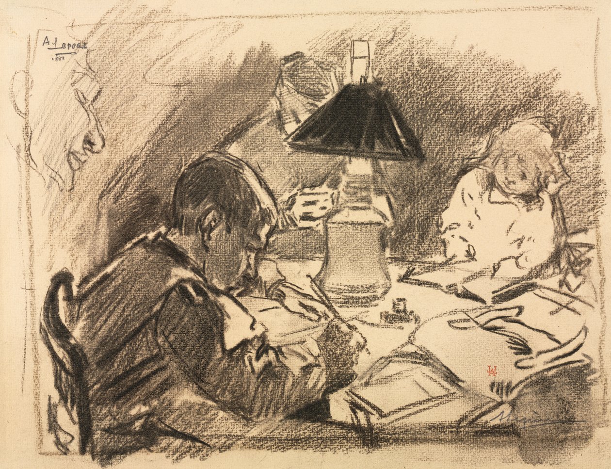 Omkring Lampen af Auguste Louis Lepère