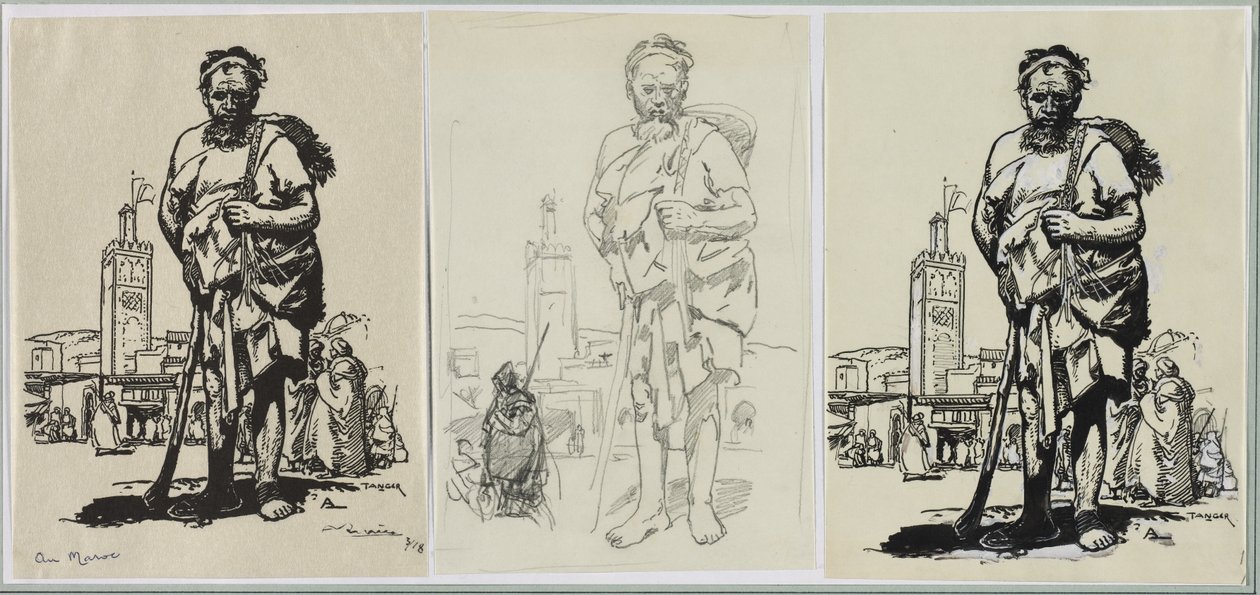 I Marokko af Auguste Louis Lepère