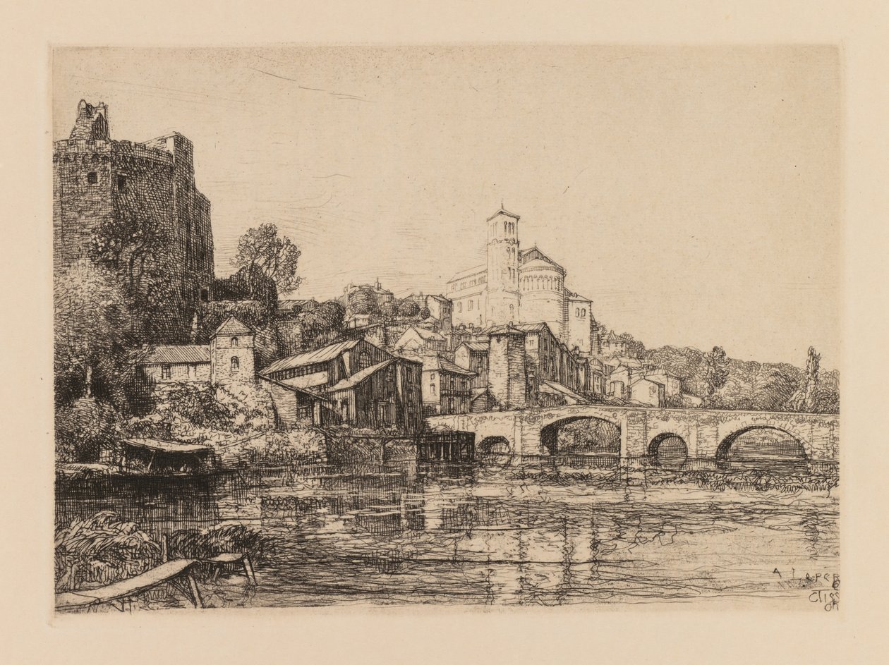 Auguste Lepère: Clisson (Loire-Maritime) af Auguste Louis Lepère