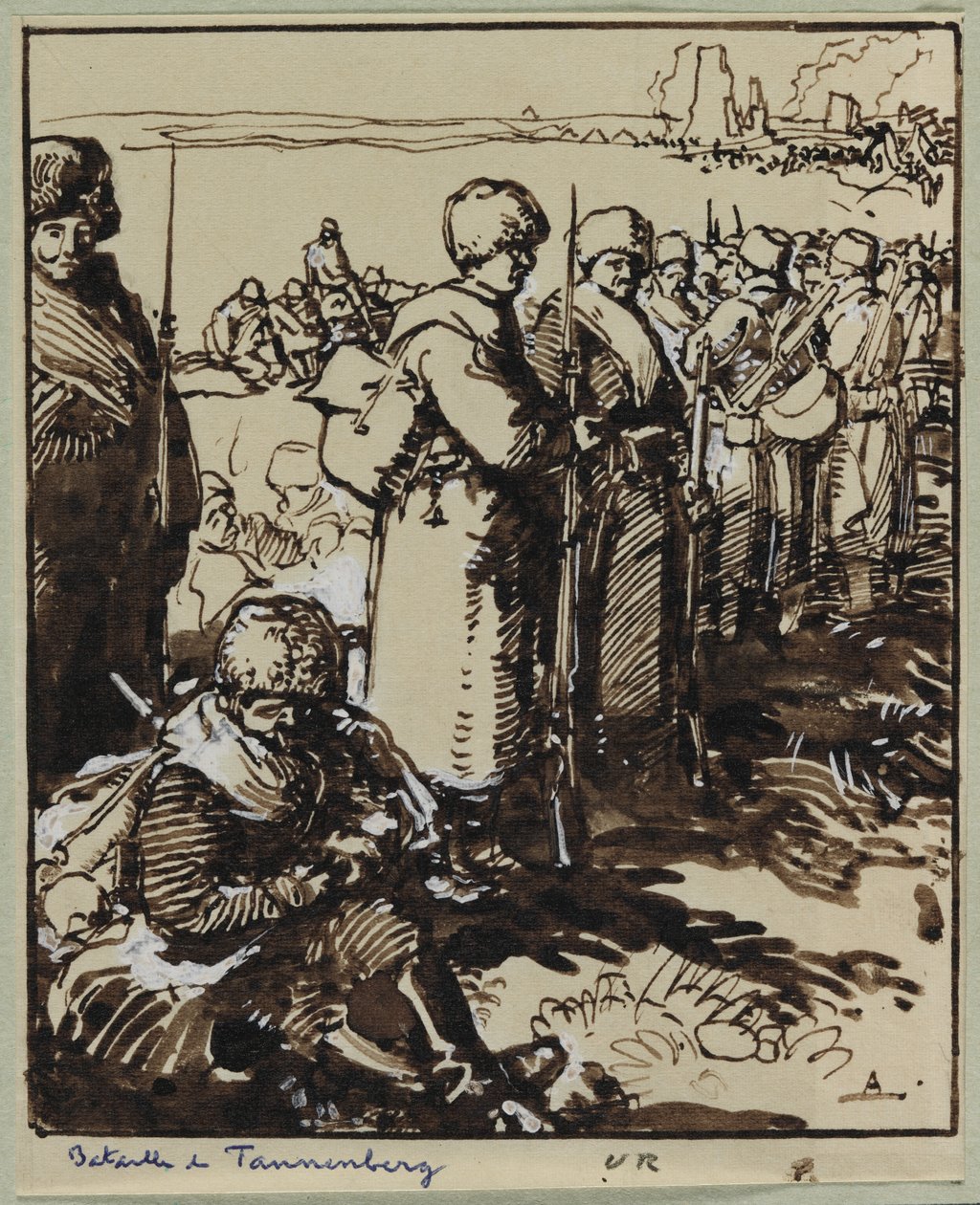 Slaget ved Tannenberg af Auguste Louis Lepère