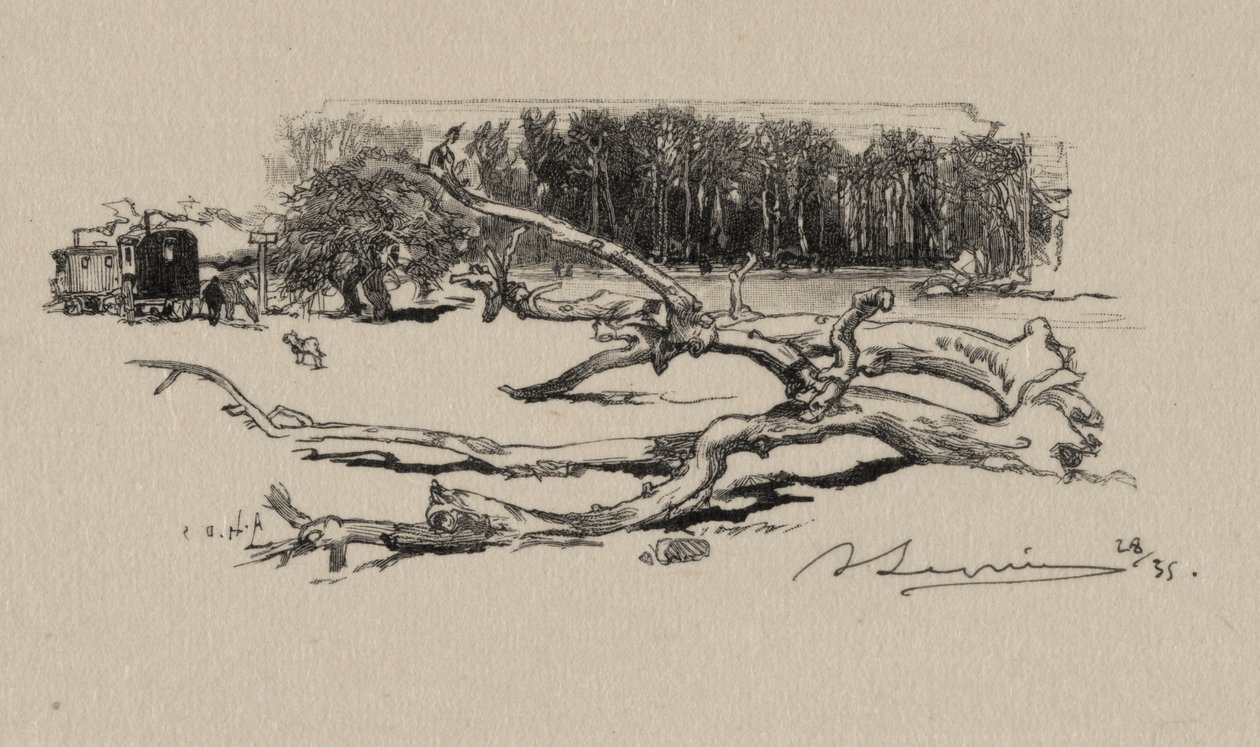 Tornens korsvej af Auguste Louis Lepère