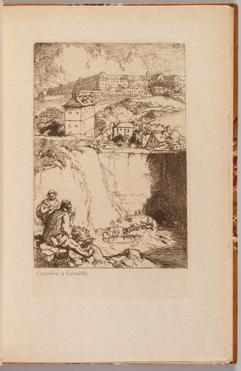Katalog over udstillingen af ​​August Lepère: Karriere i Gentilly af Auguste Louis Lepère