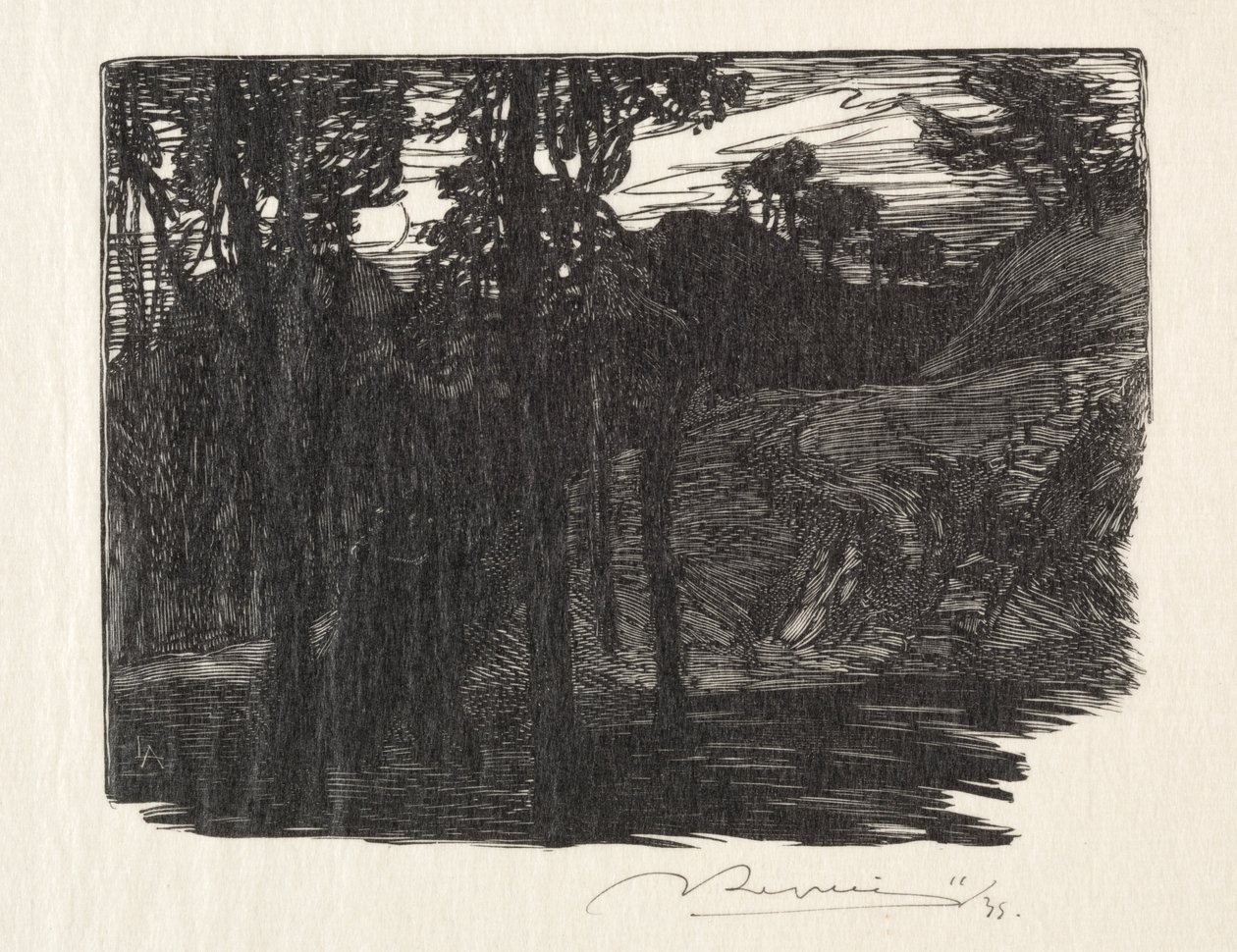 Aften af Auguste Louis Lepère