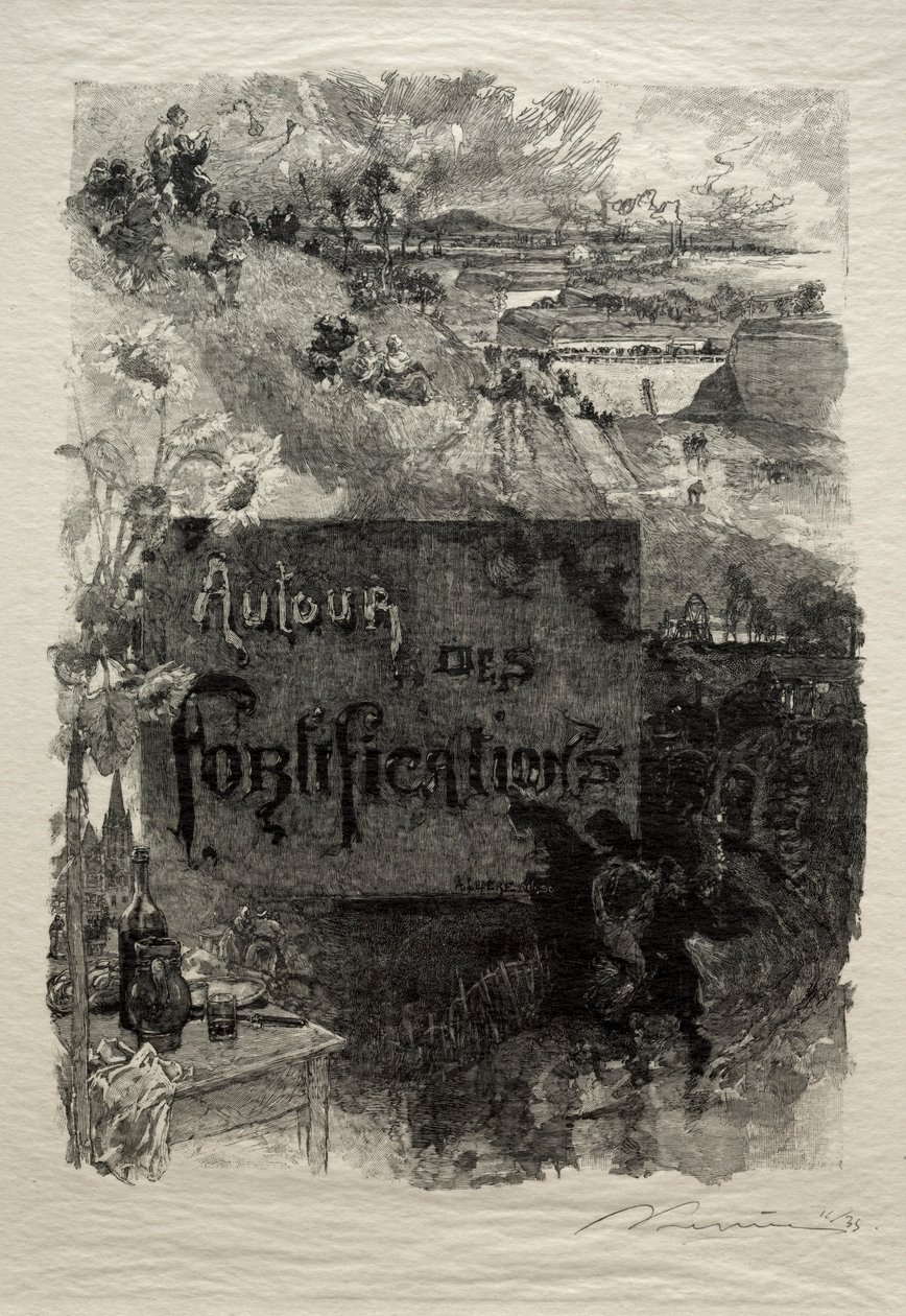Frontispice, 1886. af Auguste Louis Lepère