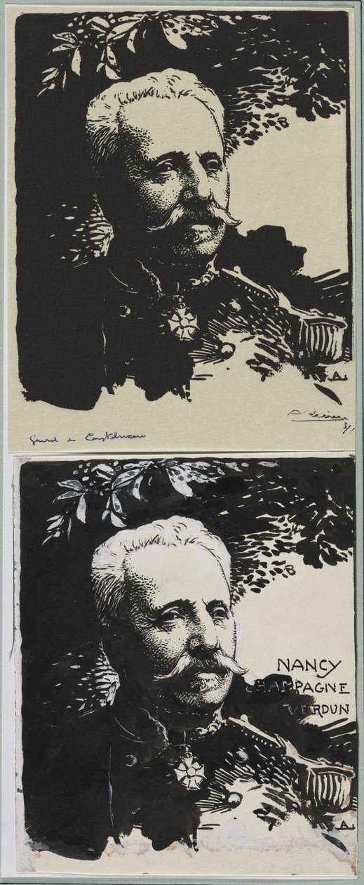 General de Castelneau, 1914. af Auguste Louis Lepère