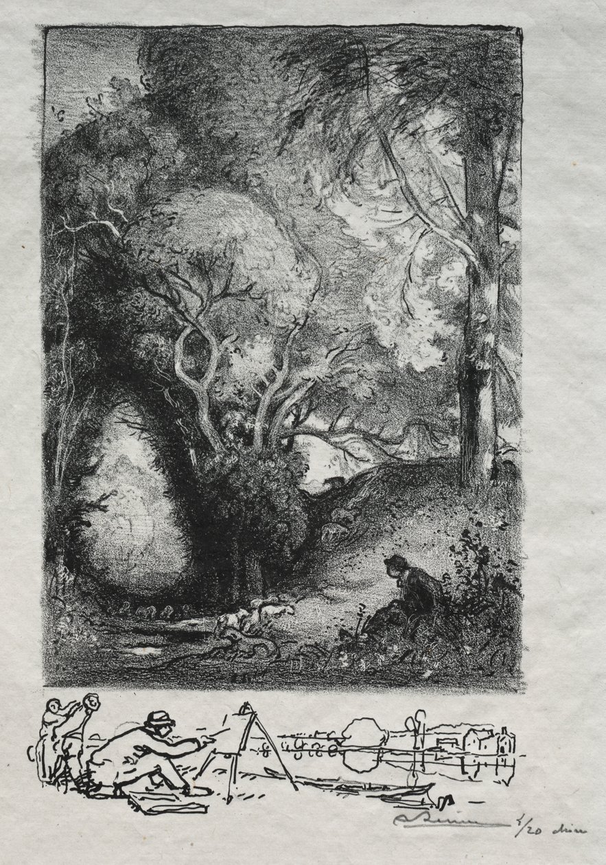 La Ravine i juni af Auguste Louis Lepère