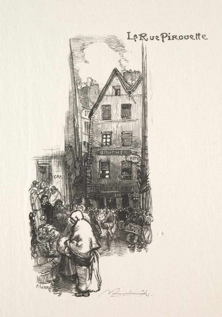 Pirouettegade af Auguste Louis Lepère