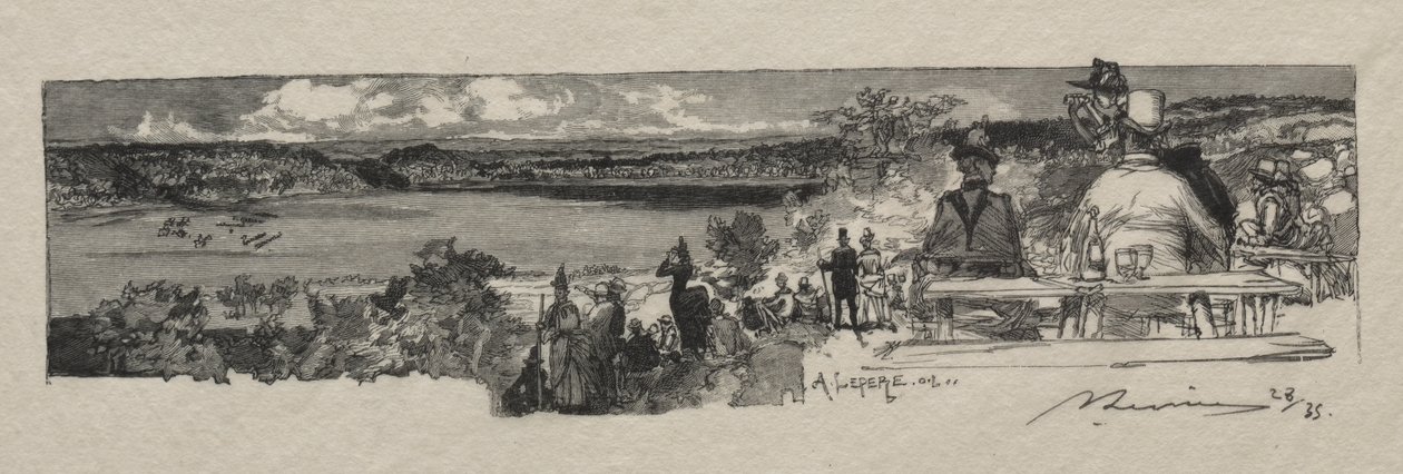 Solens Dal af Auguste Louis Lepère