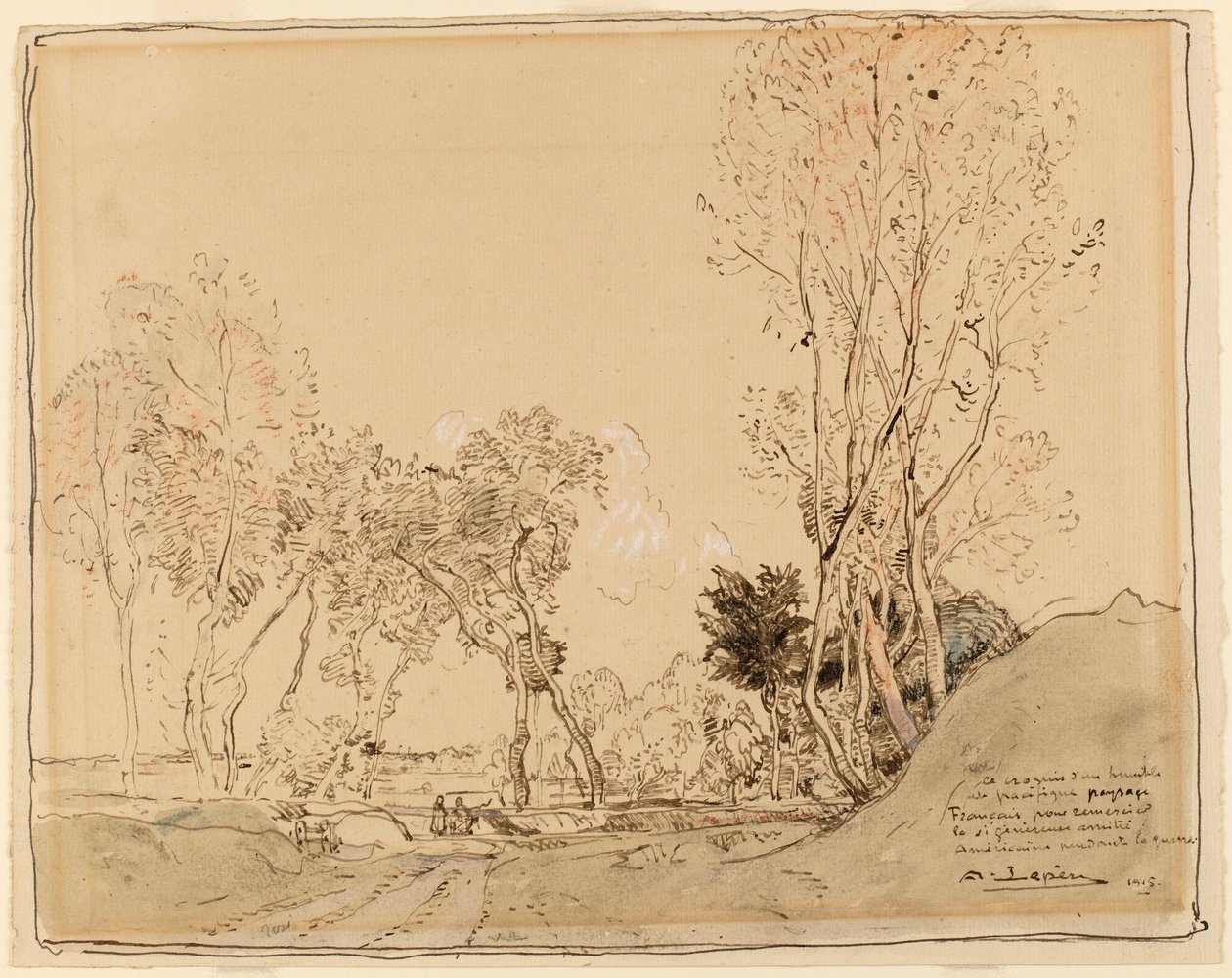 Landskab af Auguste Louis Lepère