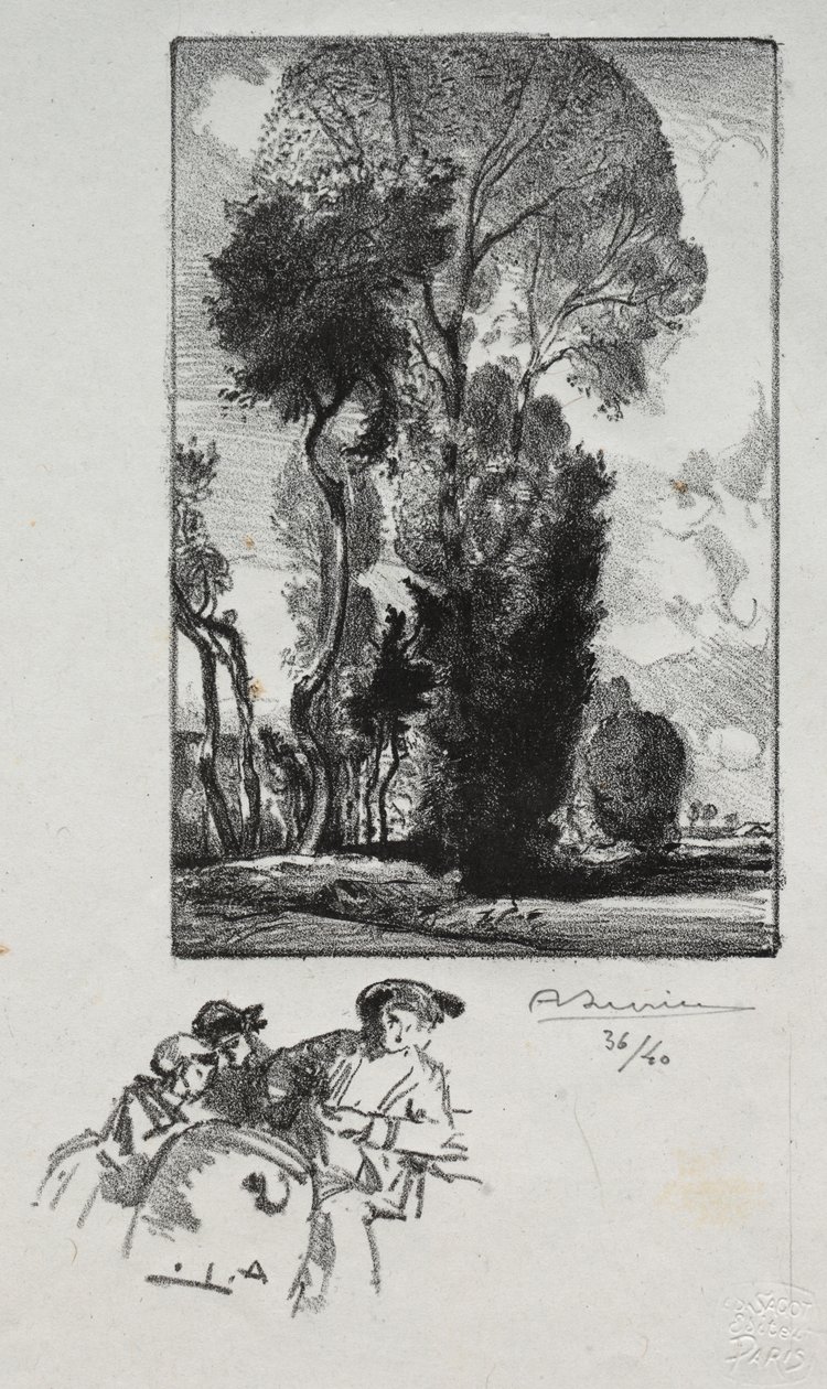 Bocage af Auguste Louis Lepère