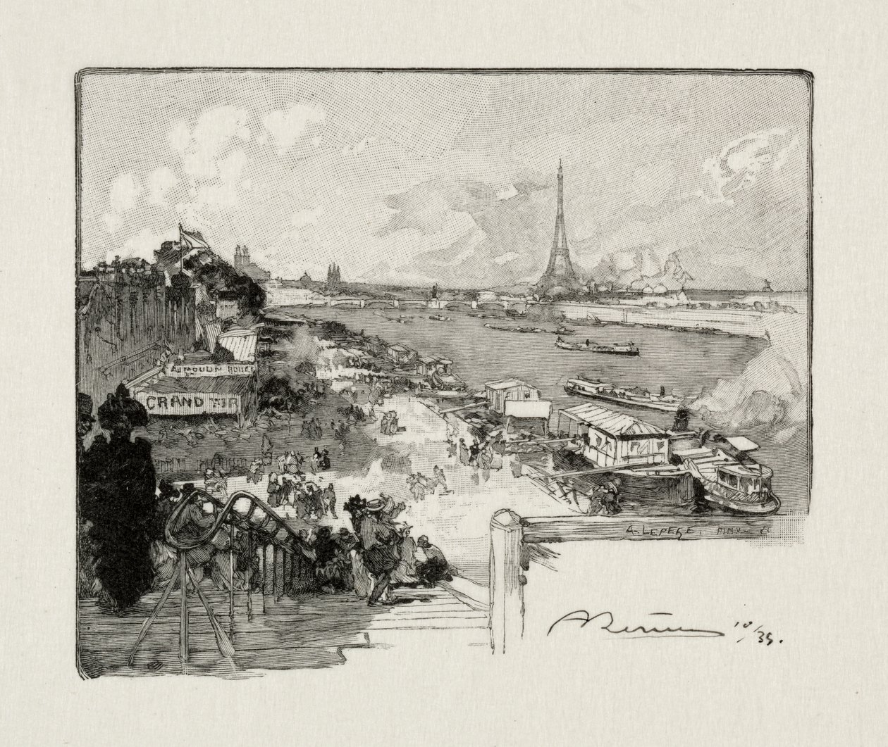 Dagligt punkt af Auguste Louis Lepère