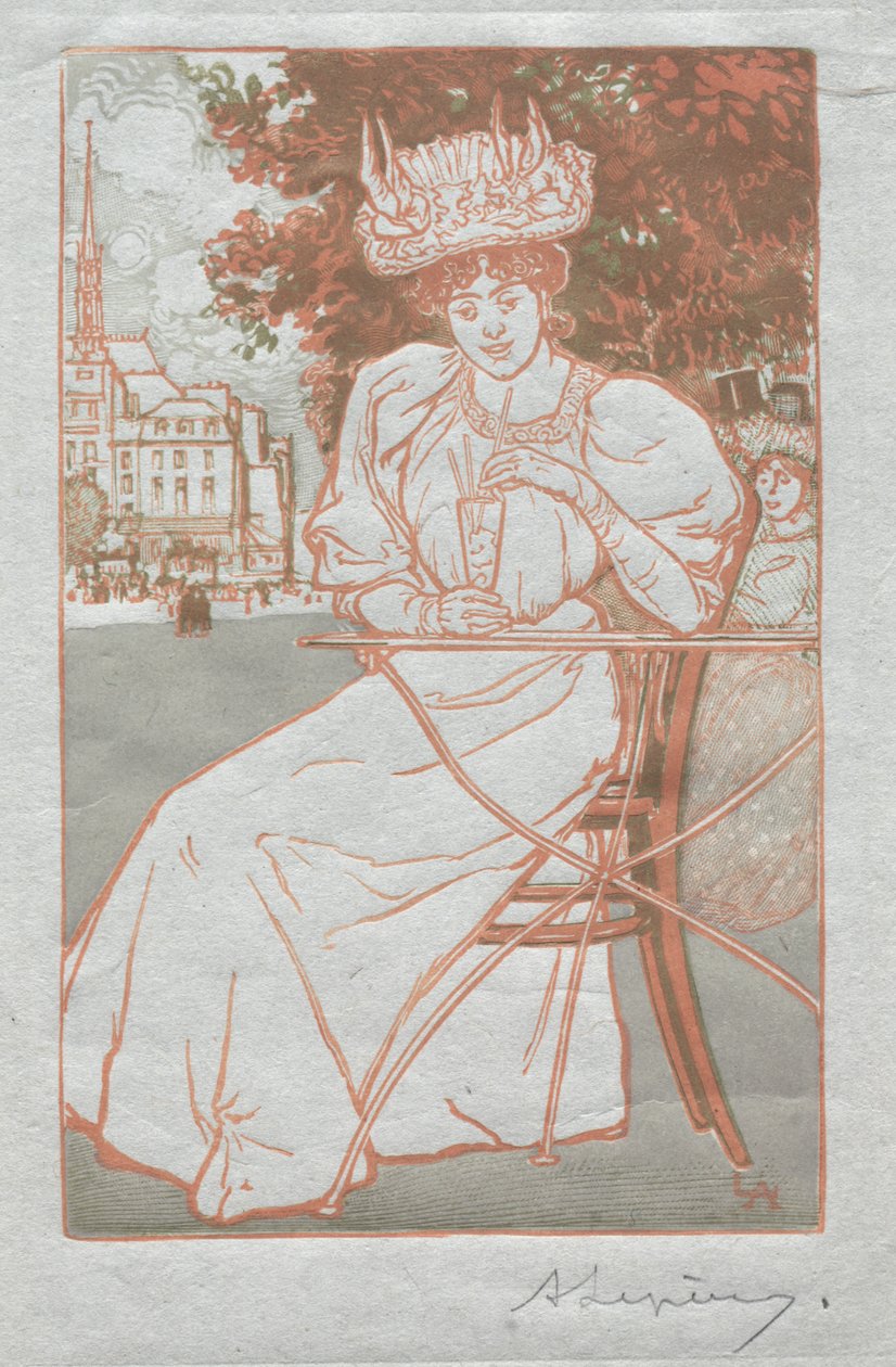 Paris Almanak, 1897: Sommer af Auguste Louis Lepère