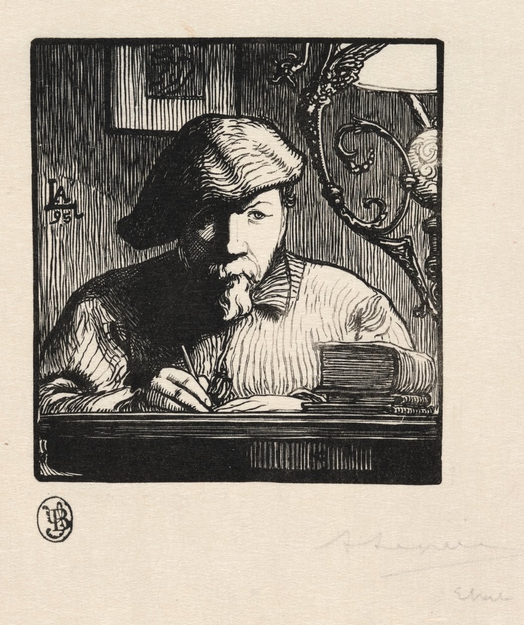 Selvportræt af Auguste Louis Lepère