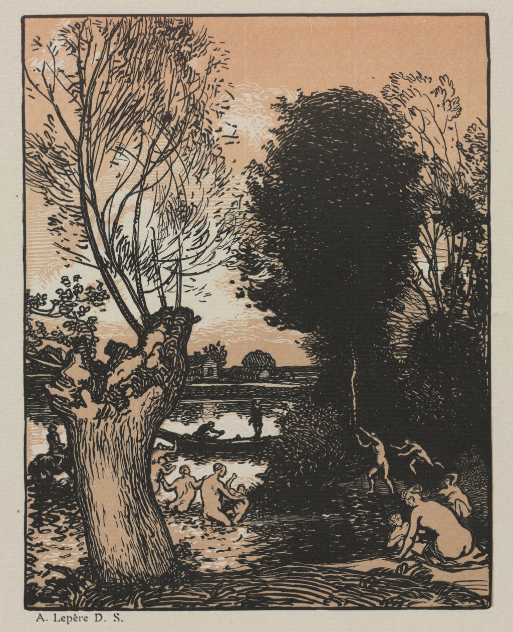 Sommeraften af Auguste Louis Lepère