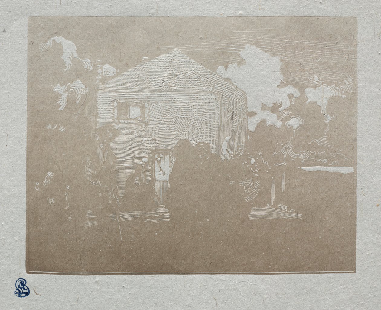 Tiggerne ved det sidste hus, 1905. af Auguste Louis Lepère