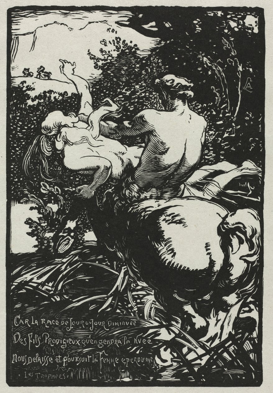 Kentauren af Auguste Louis Lepère