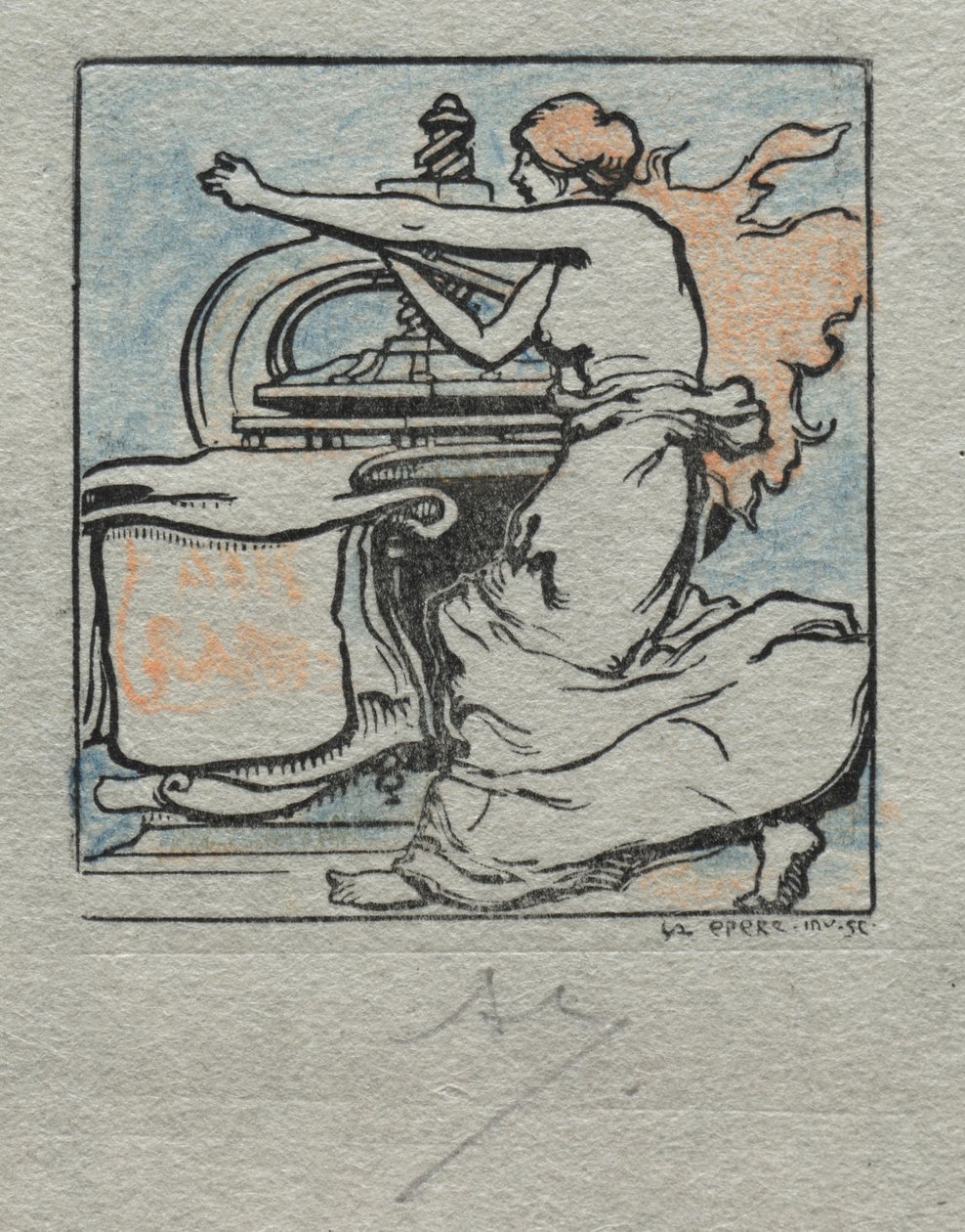 Printeren. af Auguste Louis Lepère