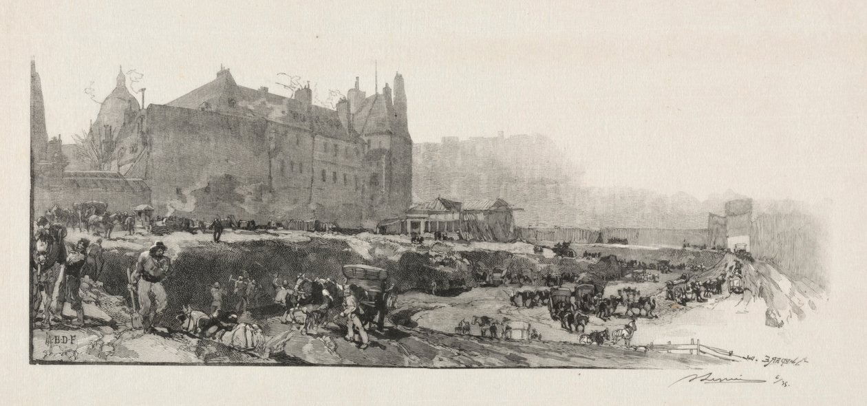 Gamle Sorbonne. af Auguste Louis Lepère
