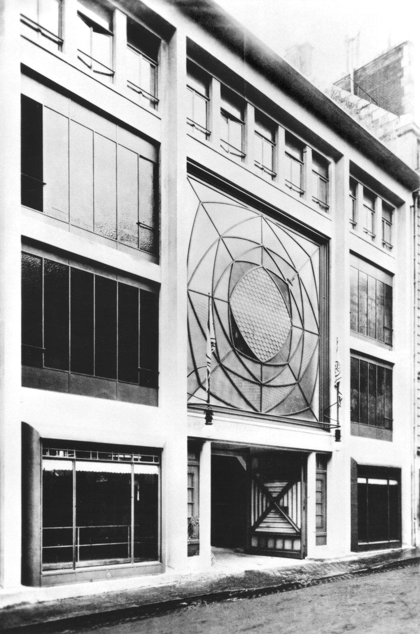 Garage i Rue de Ponthieu, designet af Auguste Perret (1874-1954) 1906 (s/h-foto) af Auguste Perret