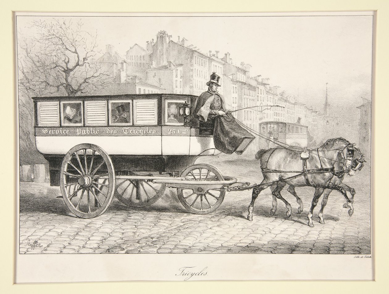 Trehjulede cykler af Auguste Raffet
