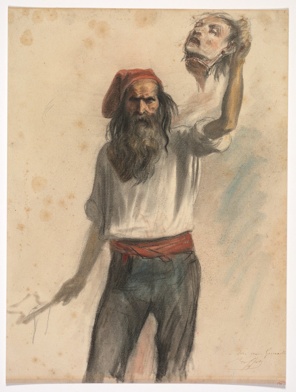 Un Borreau En bøddel, ca. 1848. af Auguste Raffet