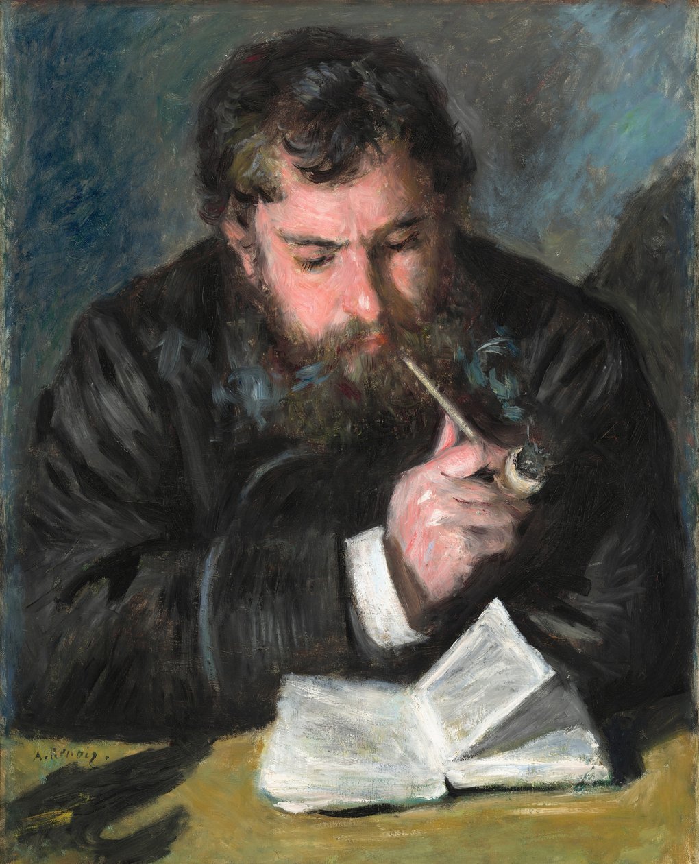 Claude Monet af Auguste Renoir