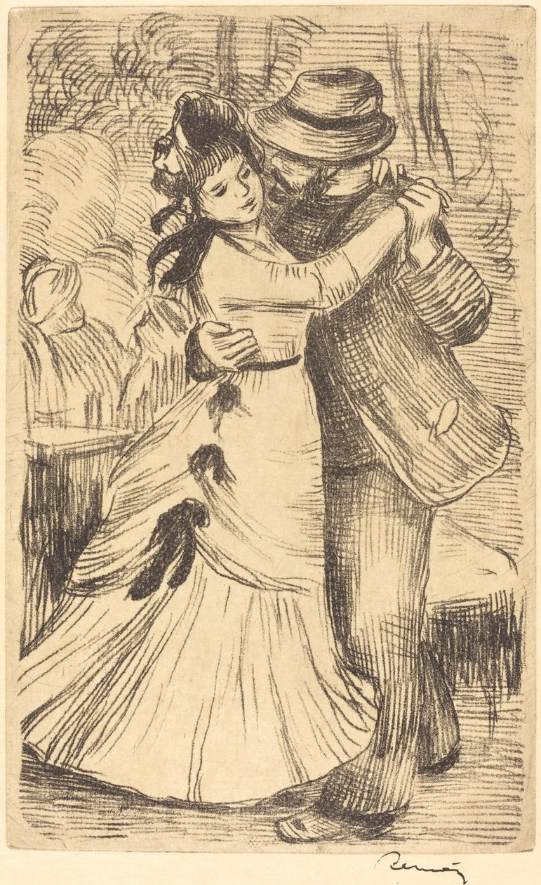 Dans på landet (La danse a la campagne) af Auguste Renoir