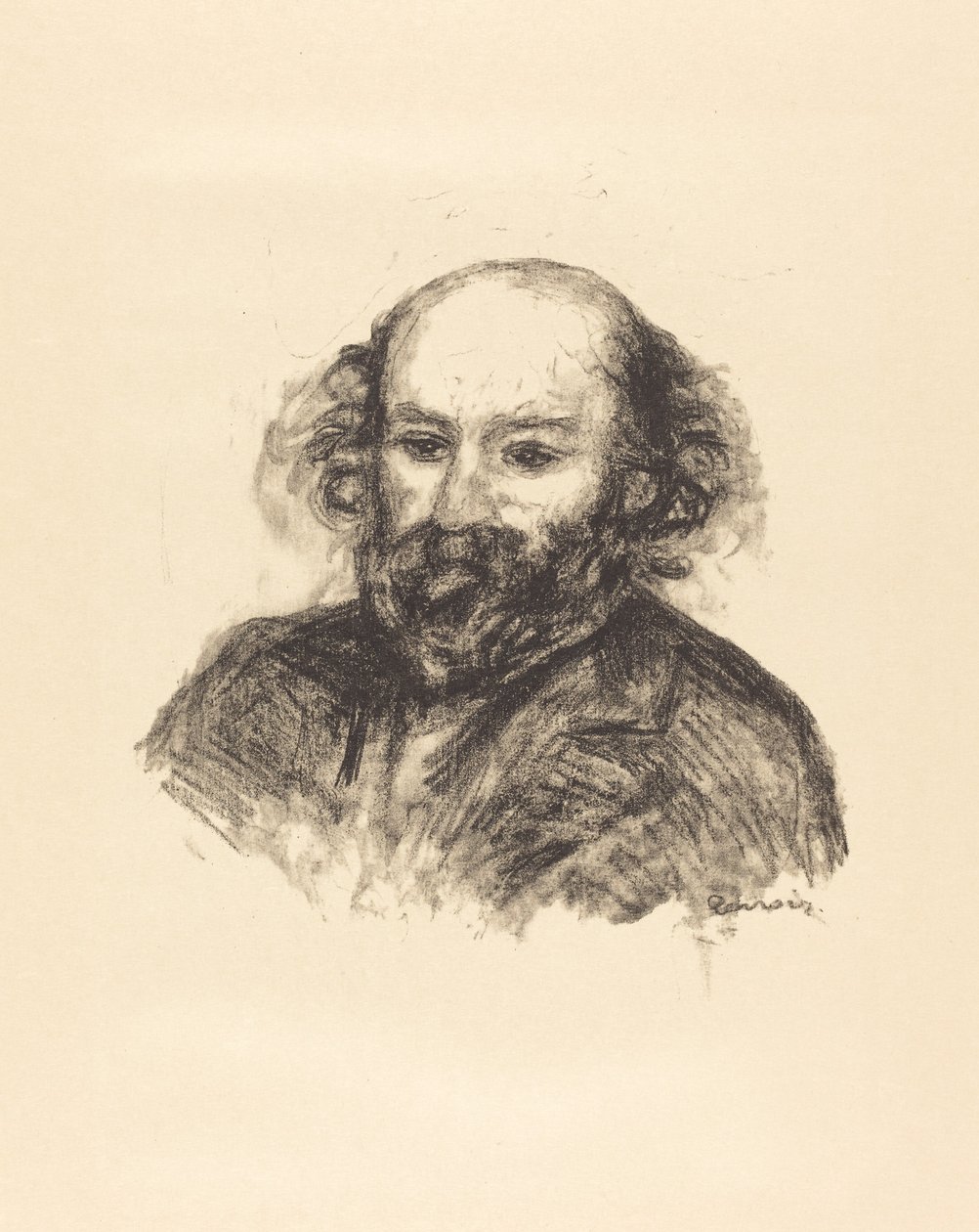 Paul Cézanne af Auguste Renoir