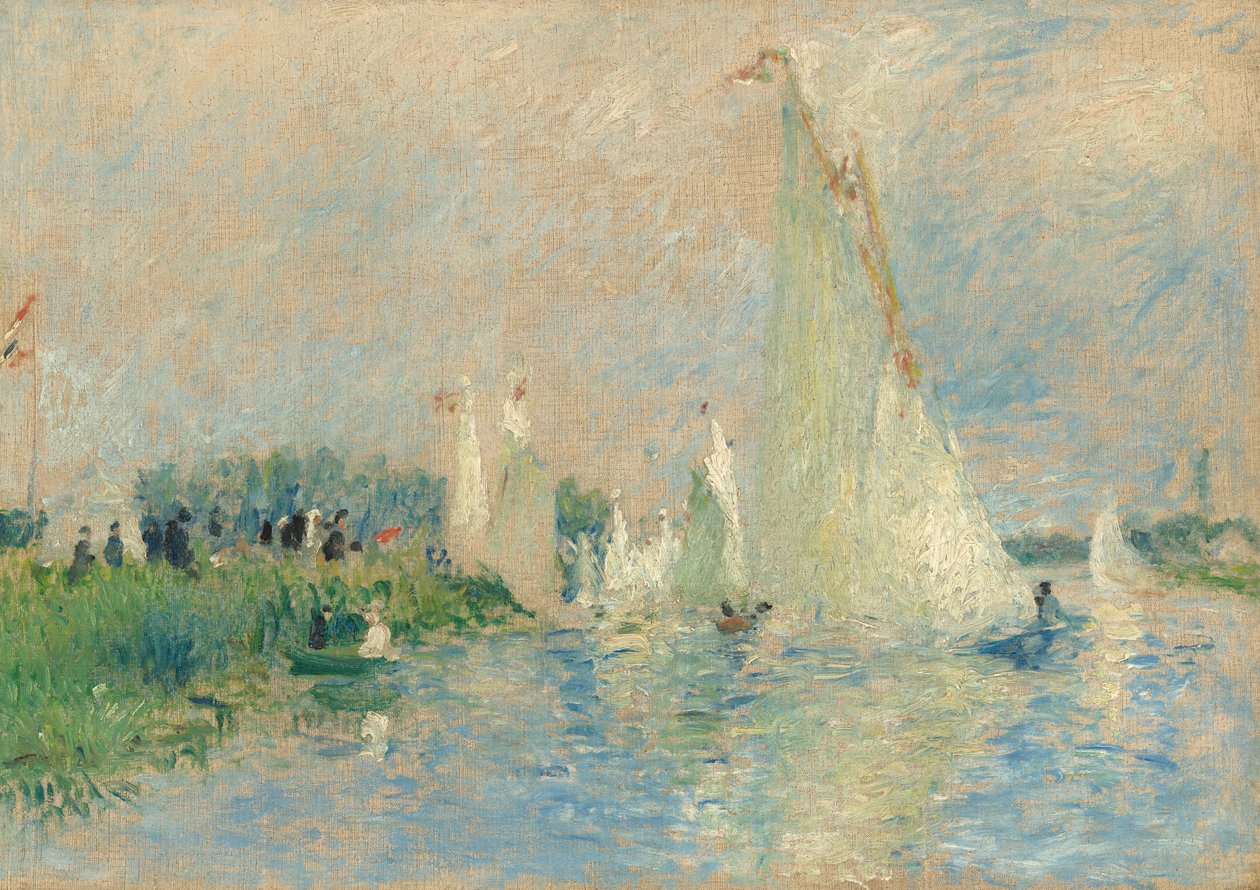 Regatta ved Argenteuil af Auguste Renoir