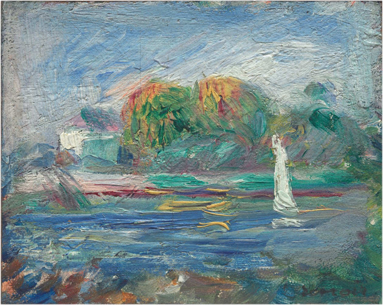 Den blå flod af Auguste Renoir