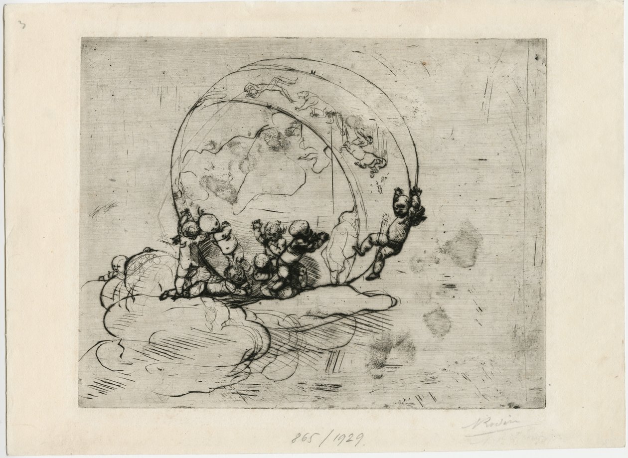 Amorer styrer verden af Auguste Rodin