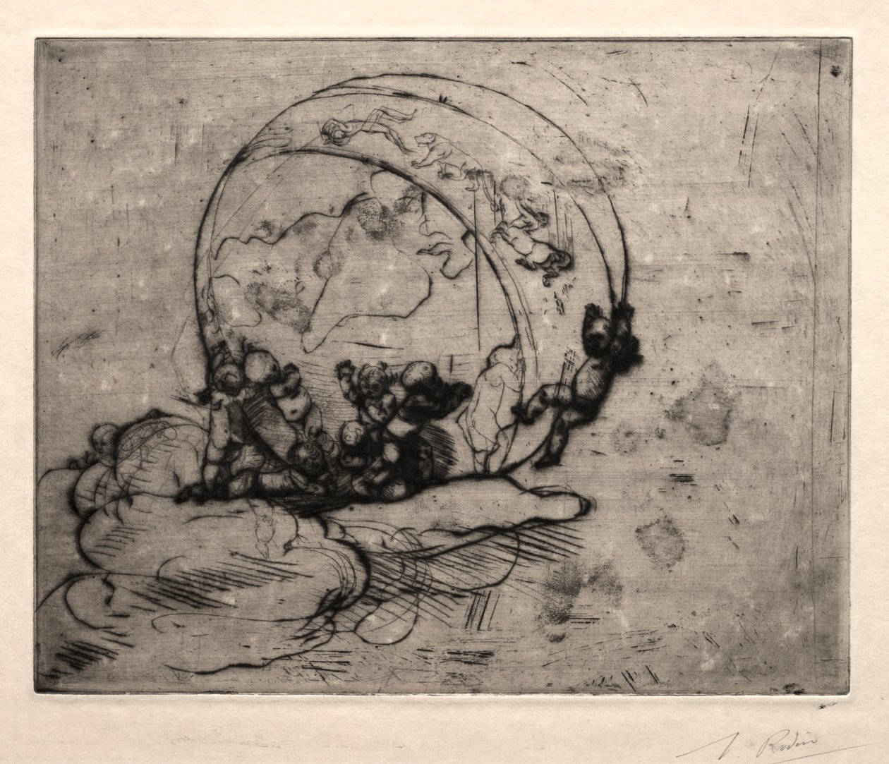 Amorer, der leder verden af Auguste Rodin