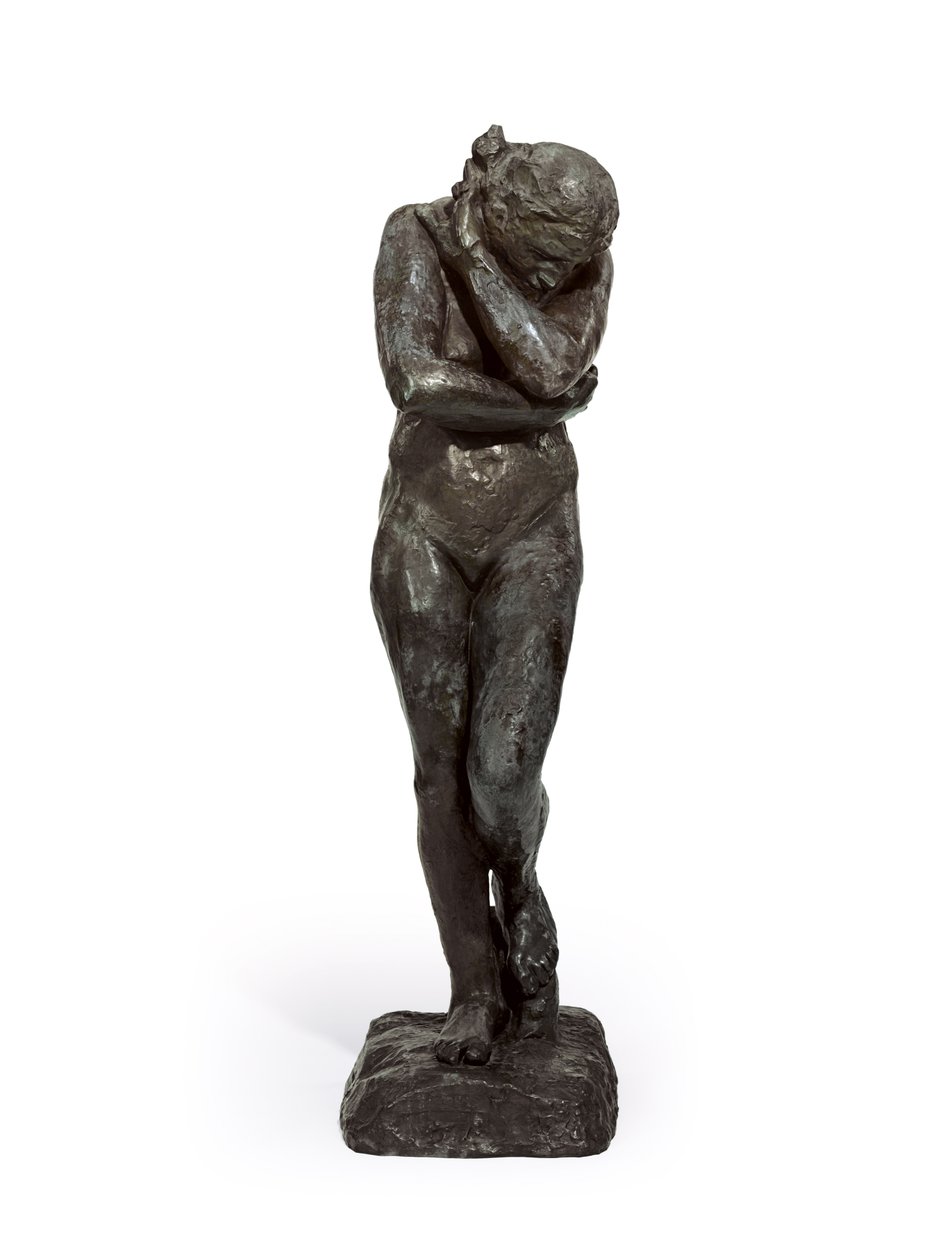 Aften efter faldet, 1881; 1897 af Auguste Rodin