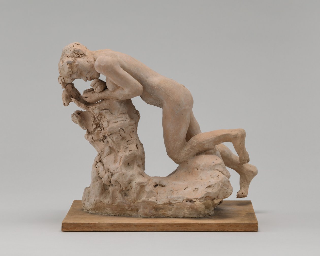 Eva spiser æblet, ca. 1885. af Auguste Rodin