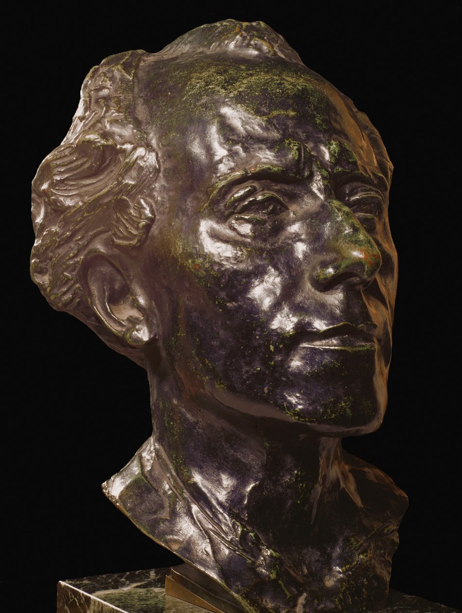 Gustav Mahler, komponist og dirigent ... (bronze) af Auguste Rodin