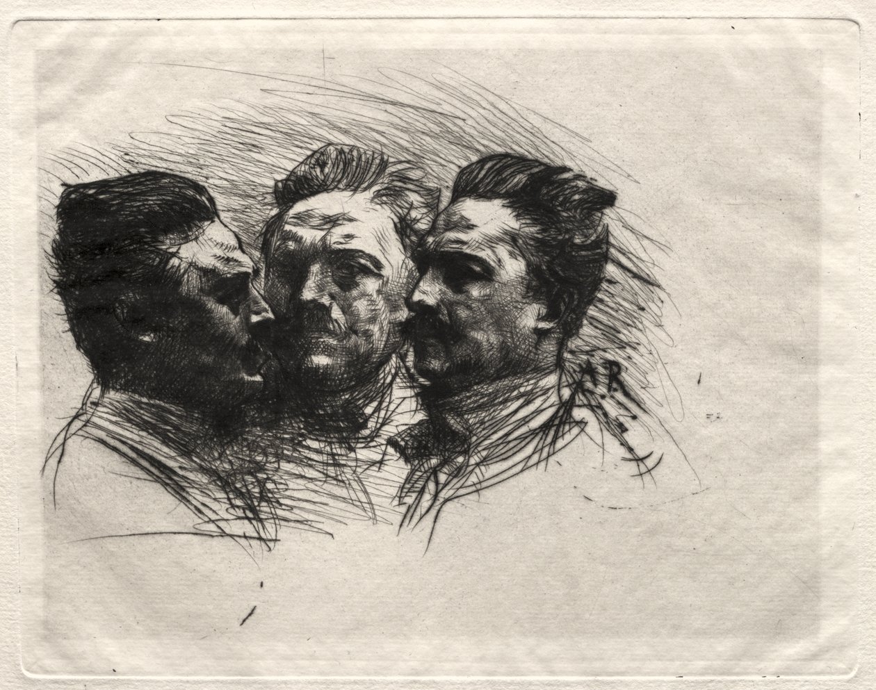 Henry Becque af Auguste Rodin