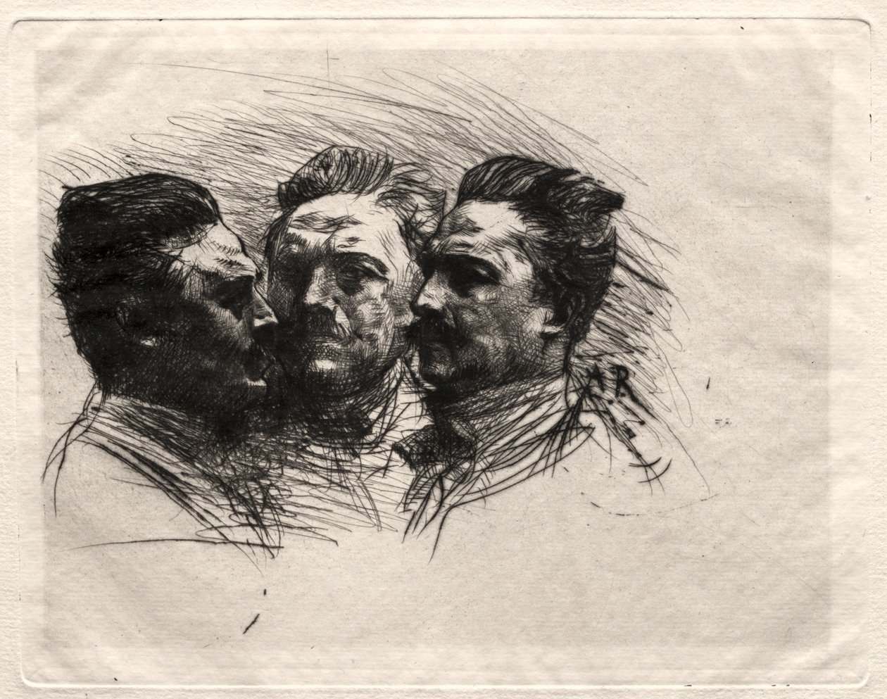 Henry Becque. af Auguste Rodin