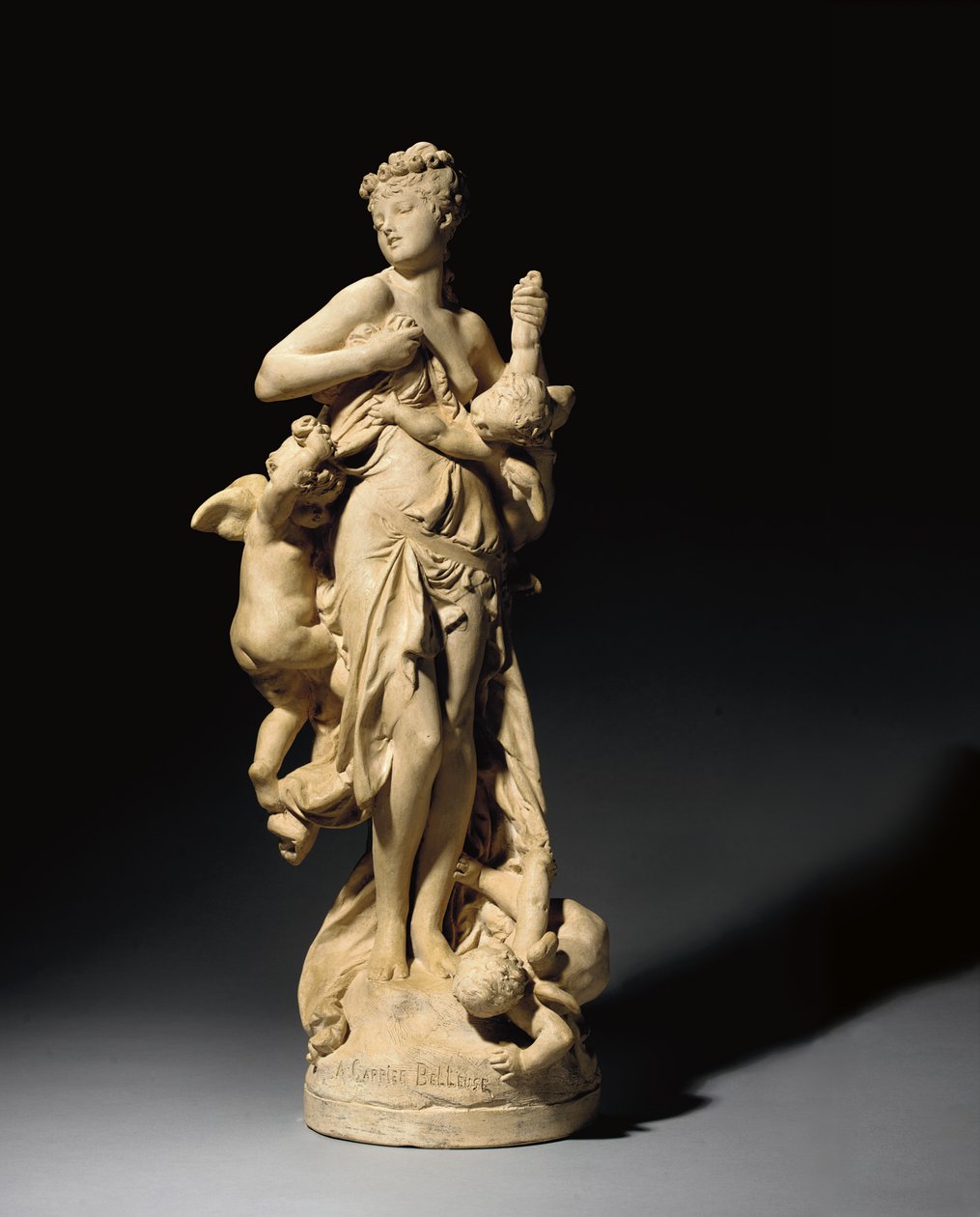 Uskyld plaget af kærlighed; Innocence Tourmentee par l"Amour, 1871; 1900 af Auguste Rodin