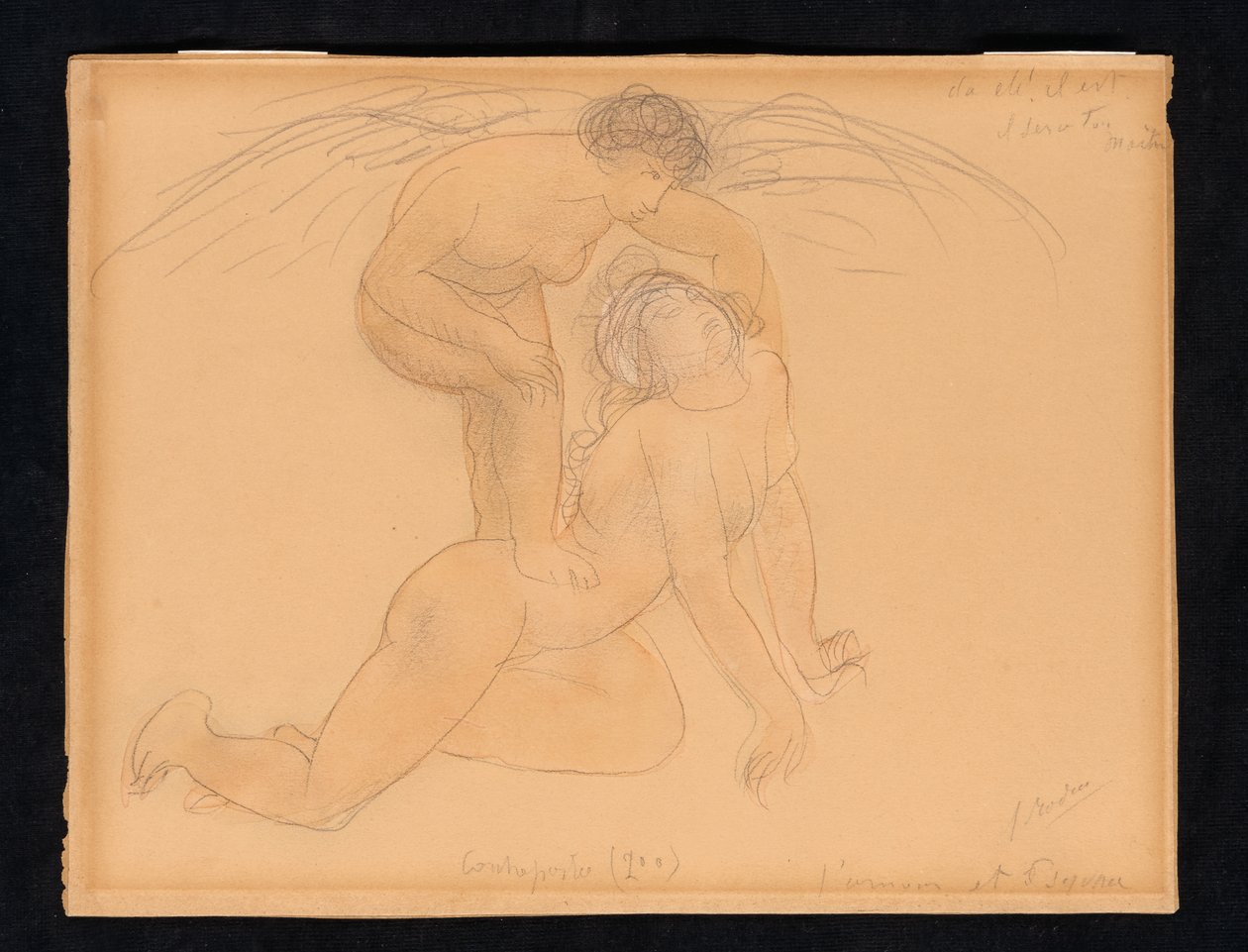 Amor og Psyke, ca. 1900 af Auguste Rodin