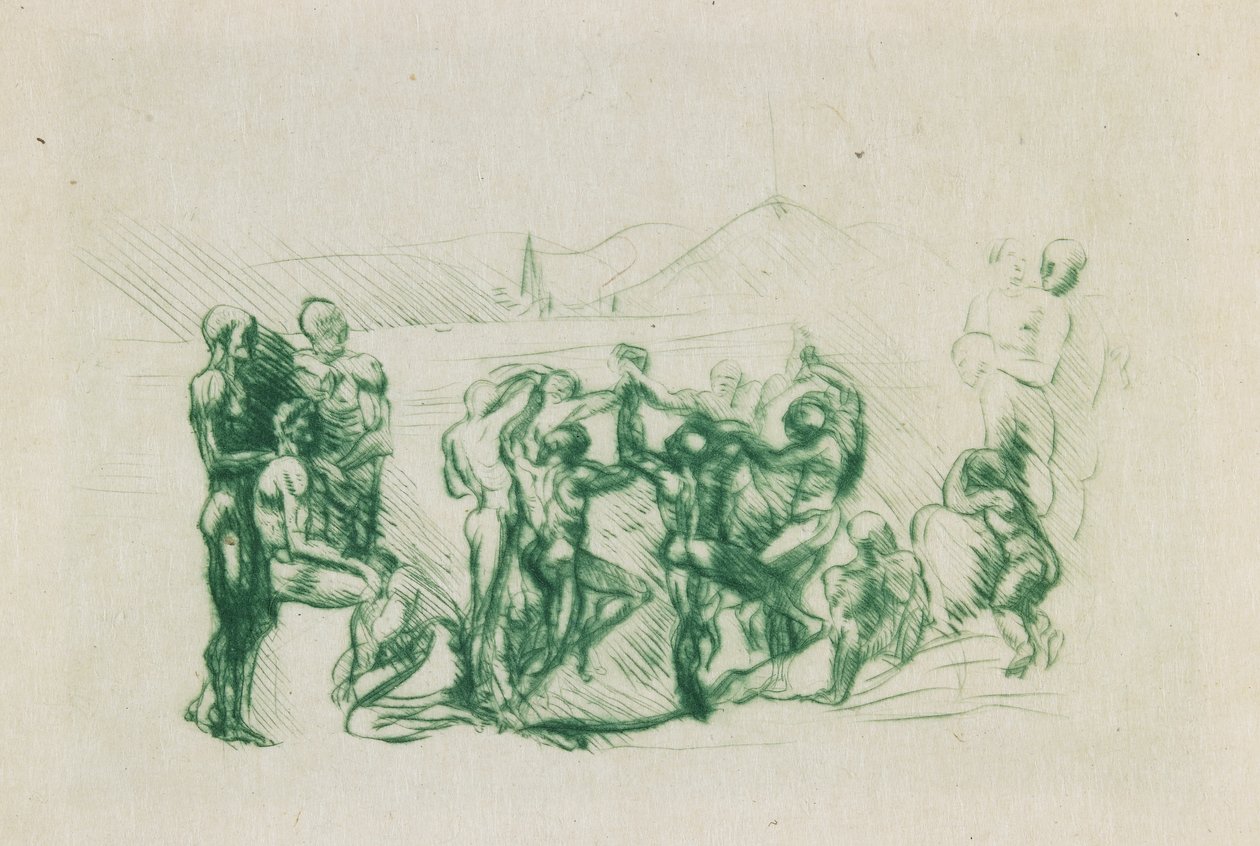 La Ronde, ca. 1883-84 af Auguste Rodin