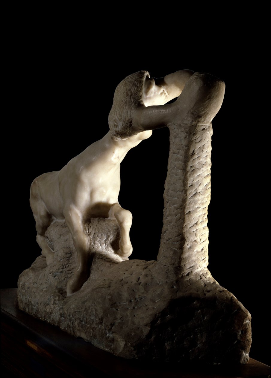 La centauresse Marmorskulptur af Auguste Rodin (1840-1917) Paris fra det 20. århundrede, Musee Rodin. af Auguste Rodin
