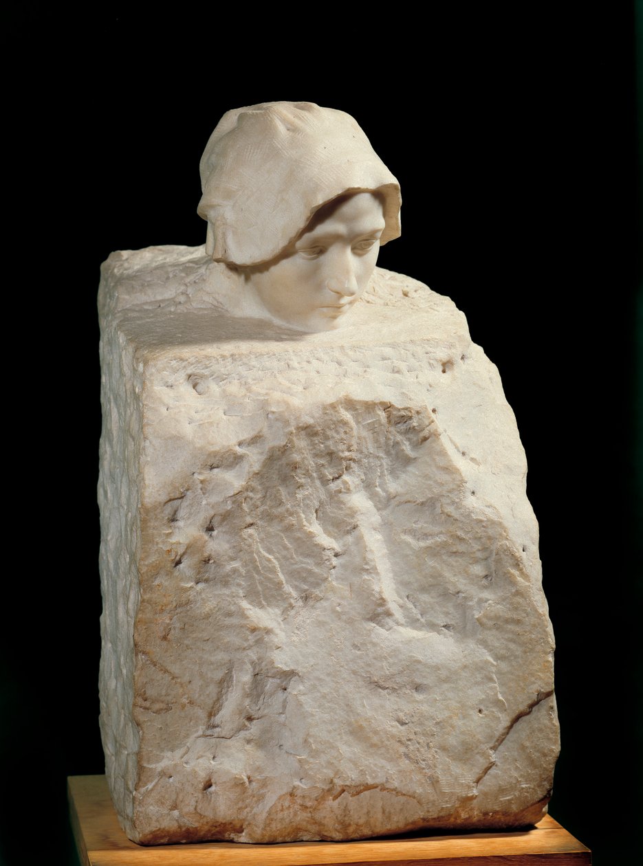 Tankeskulptur af Auguste Rodin (1840-1917) 1886-1889 Paris, Rodin Museum af Auguste Rodin